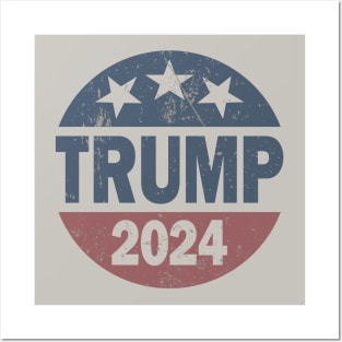 Vintage Trump 2024 Posters and Art